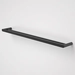 Caroma Urbane II Double Towel Rail 825mm Matte Black