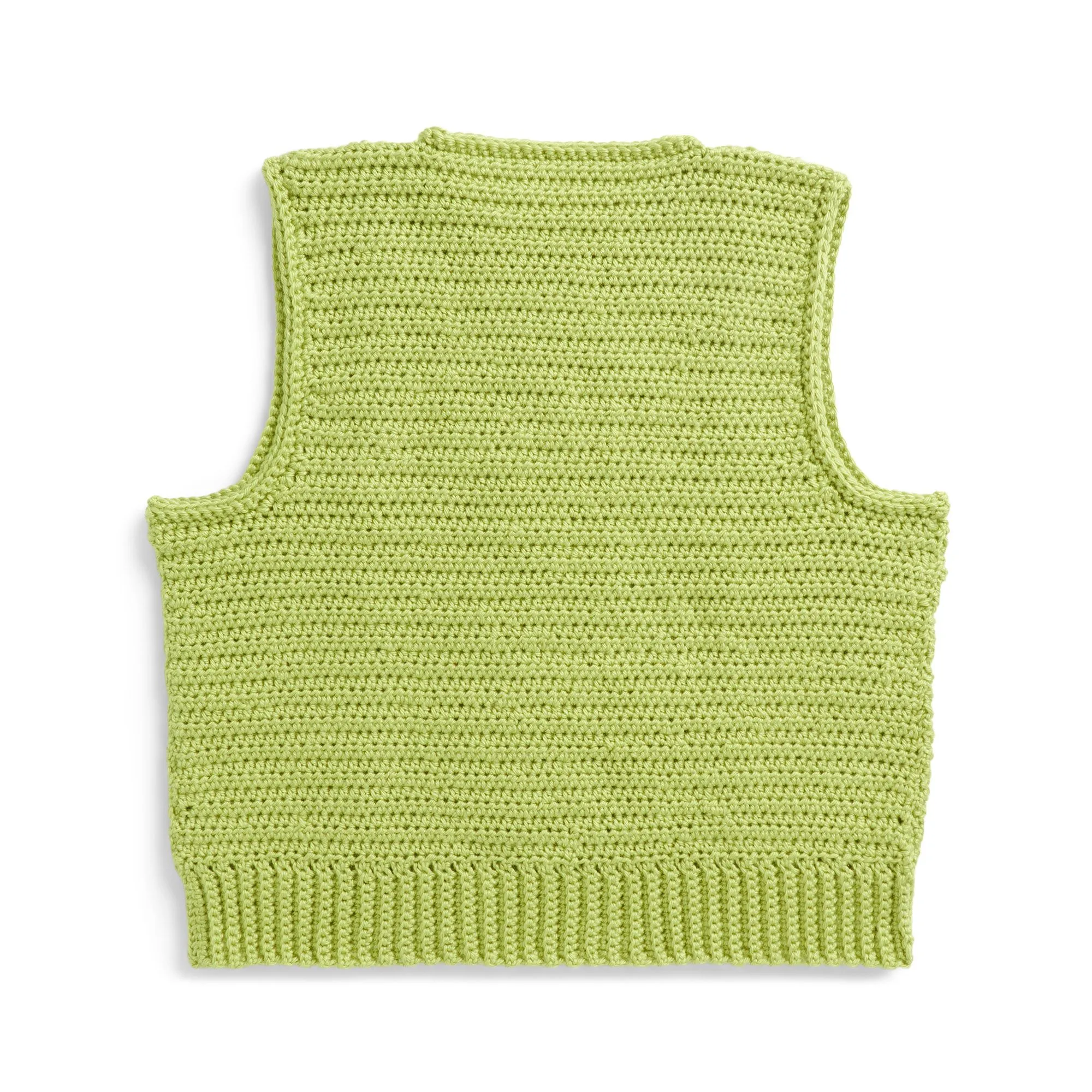 Caron Celtic Cables Crochet Vest