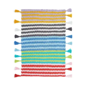 Caron Crochet Disrupted Stripes Blanket