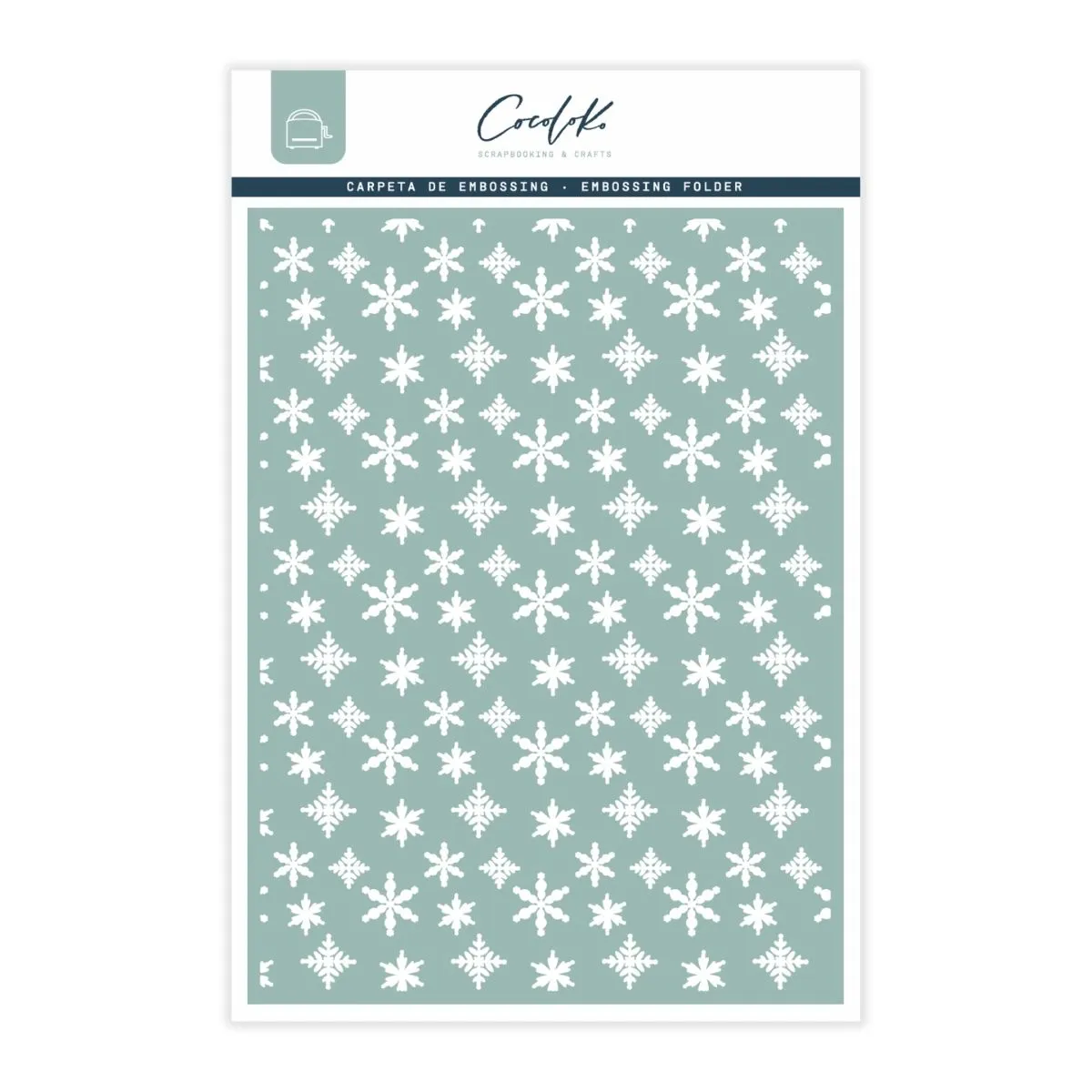 Carpeta de Embossing Snowflake ENTREGA ESPECIAL