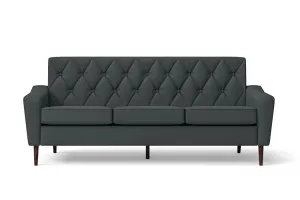 Carpi 3 Seater Sofa Slate Leather