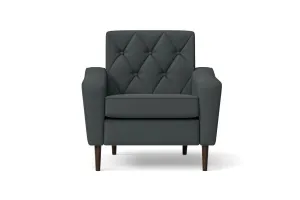 Carpi Armchair Slate Leather