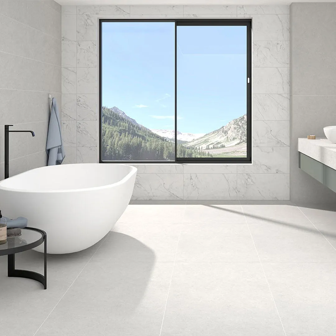 Carrara Bianco Matte, 12" x 24" - Porcelain Tile