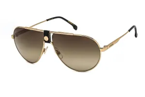 Carrera CARRERA 1035/GS Sunglasses Gold / Dark Brown Men's