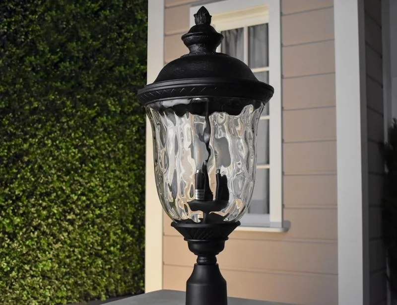 Carriage House DC 19.5" Single Light Outdoor Post Mount in Oriental Bronze