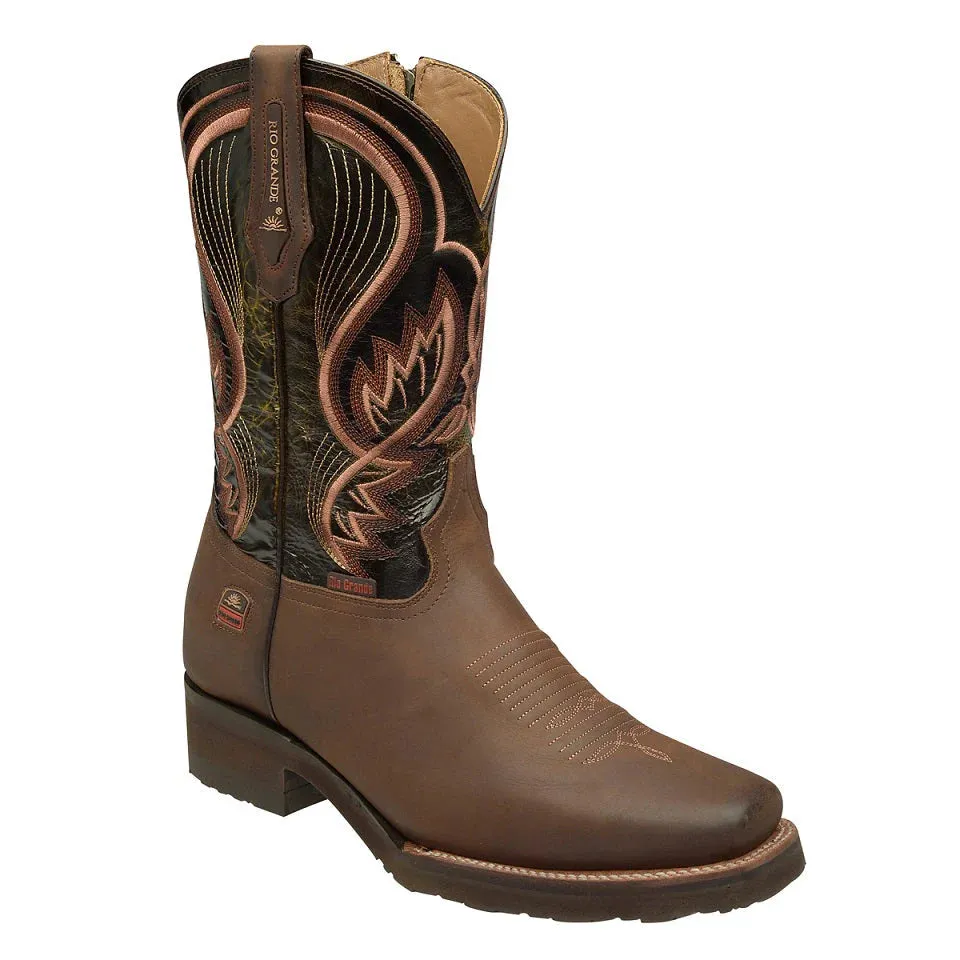 Carson Zipper Western Boot