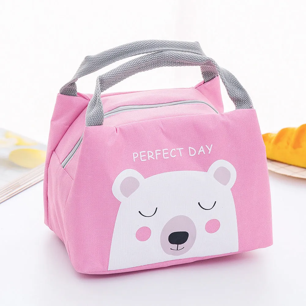 Cartoon Cute Student Insulation Bag Lunch Bag Small Lunch Box Bag