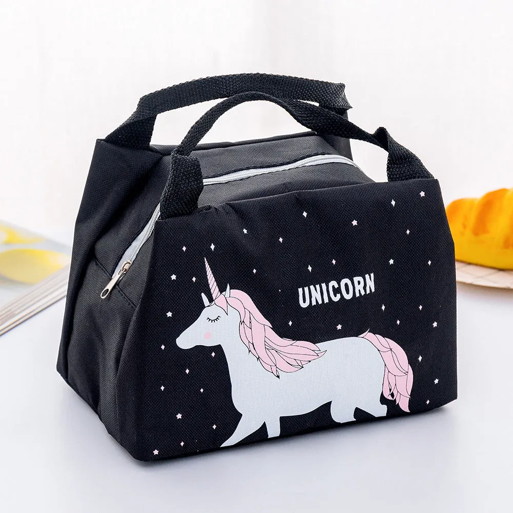 Cartoon Cute Student Insulation Bag Lunch Bag Small Lunch Box Bag