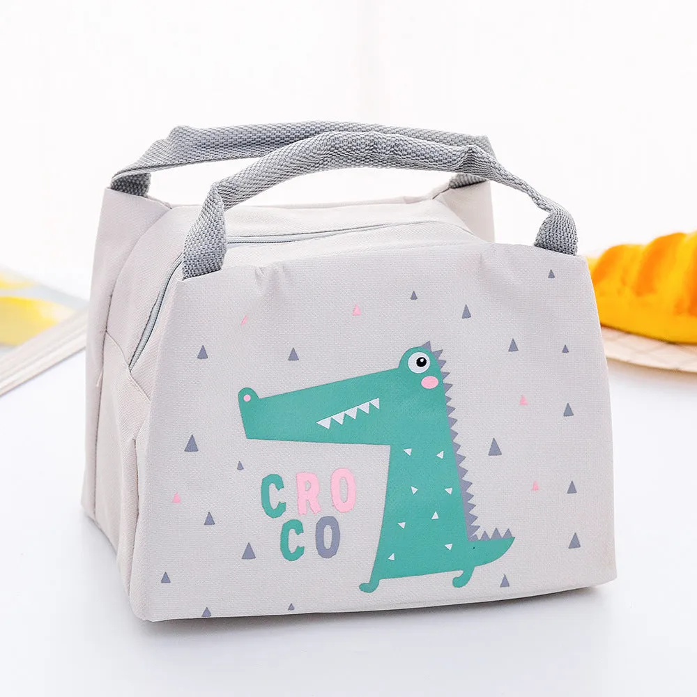 Cartoon Cute Student Insulation Bag Lunch Bag Small Lunch Box Bag