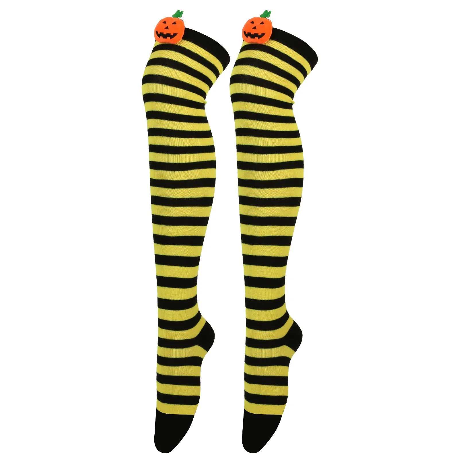 Cartoon Devil Over Knee Socks Women