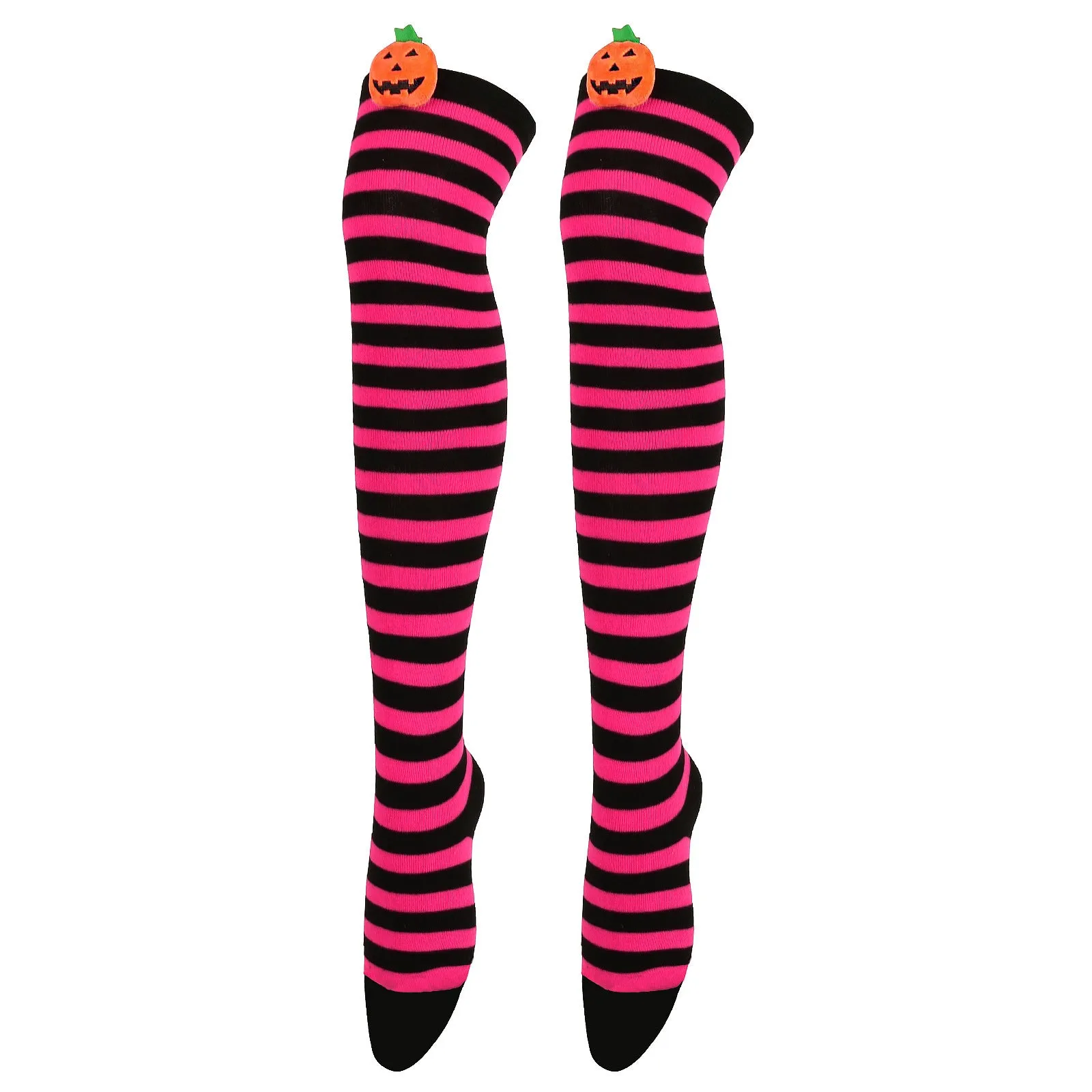 Cartoon Devil Over Knee Socks Women