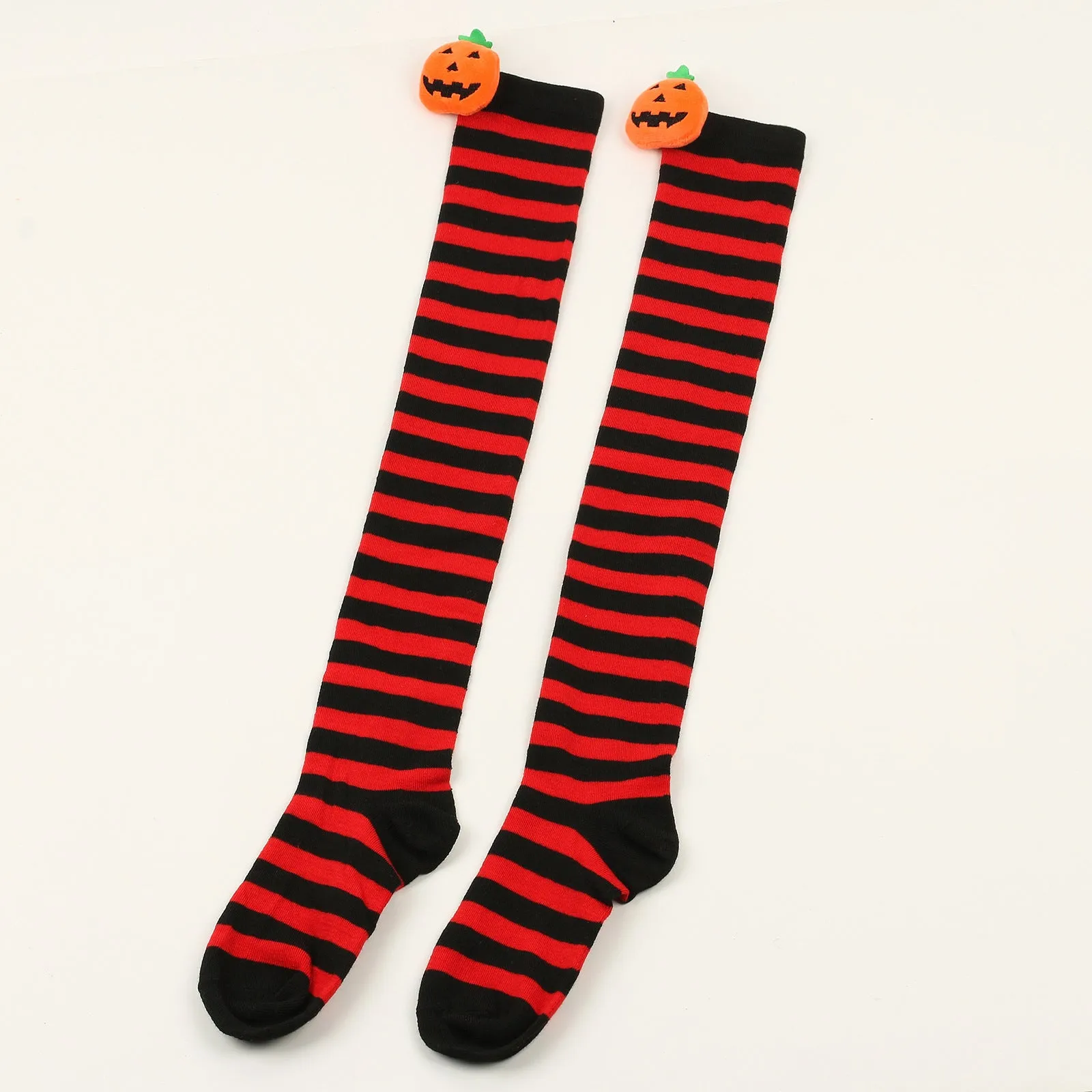 Cartoon Devil Over Knee Socks Women