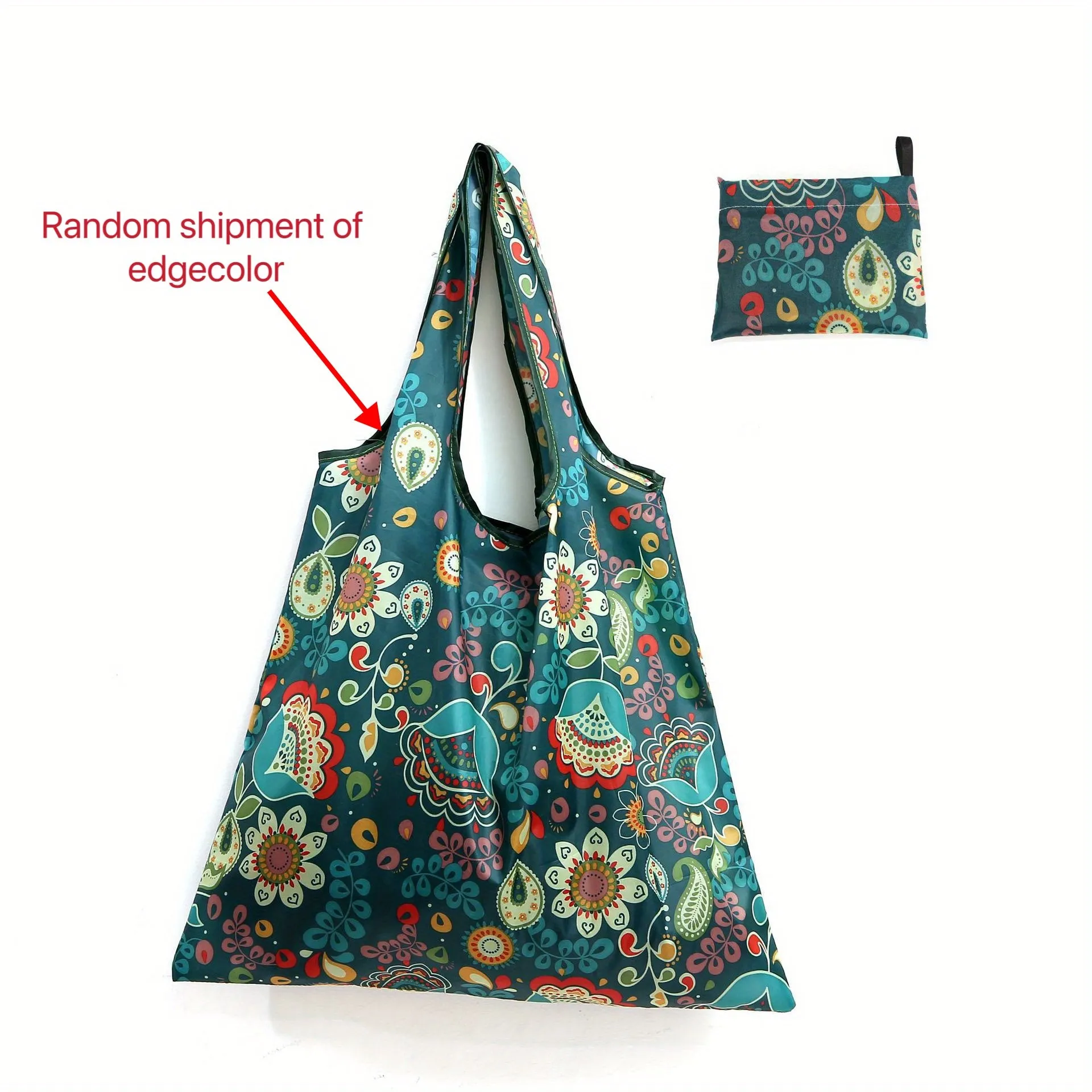 Cartoon Foldable Tote Spacious and Portable Shopping Bag