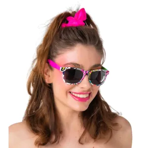 Cartoon Style Sunglasses 1980s Comic Shades Fancy Dress Glasses