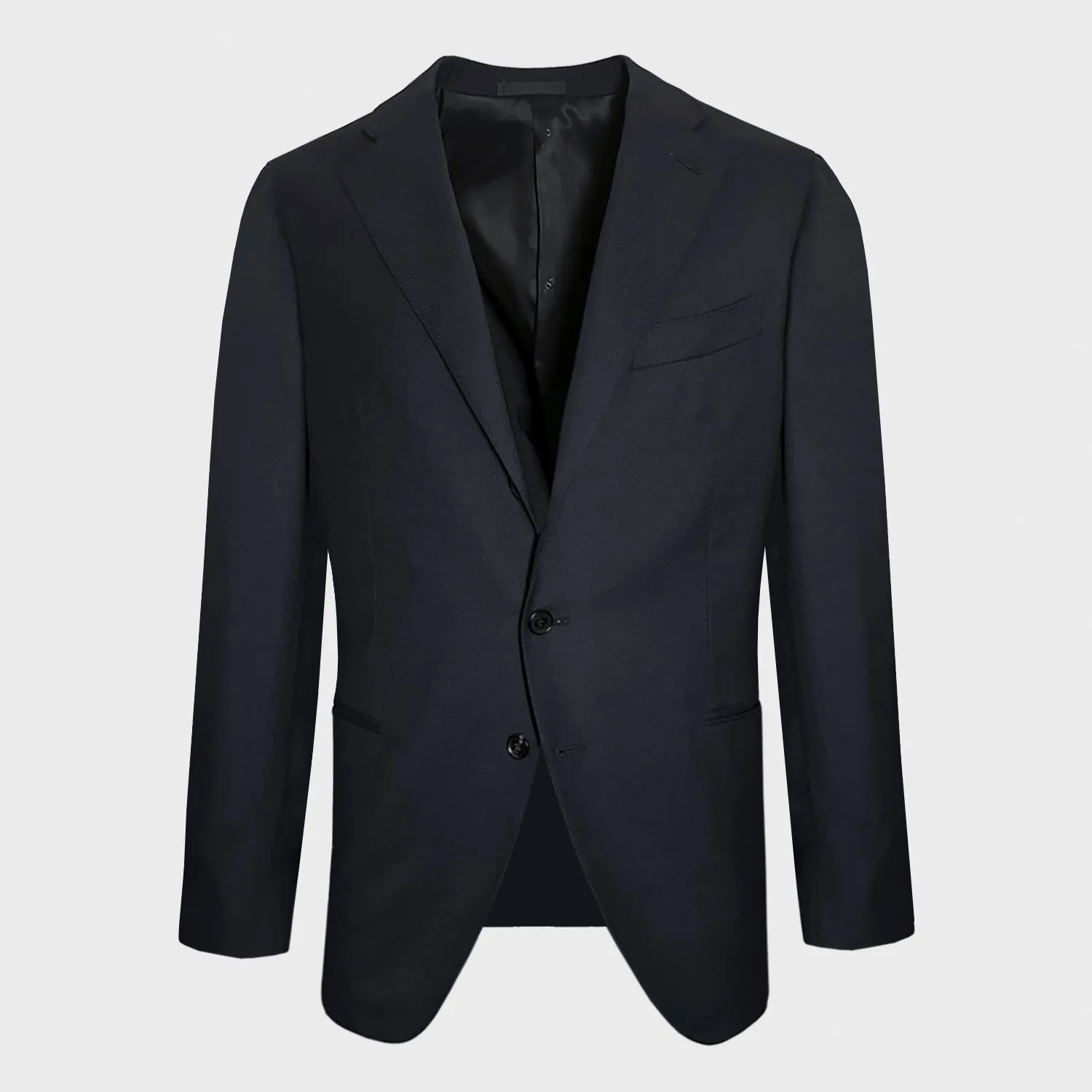 Caruso Wool Jacket for Autumn Winter Blue