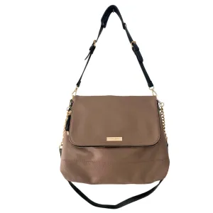 Carvela Delta Hobo Shoulder Bag Taupe