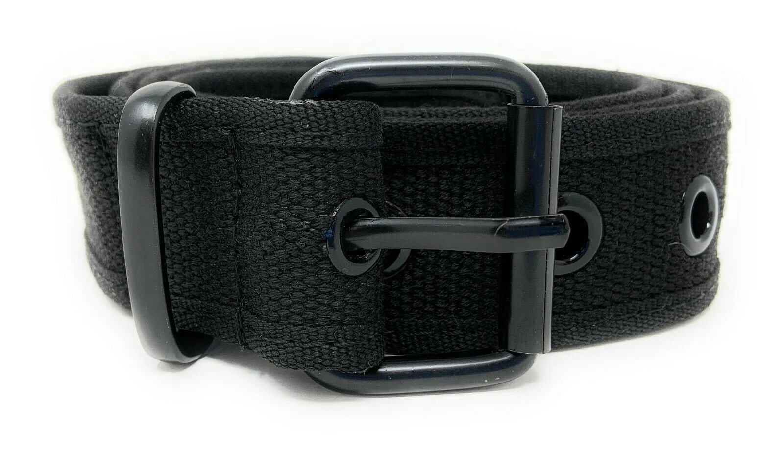 Casaba Canvas Belts Stylish 1 Hole Grommet Fabric Military Mens Women Unisex