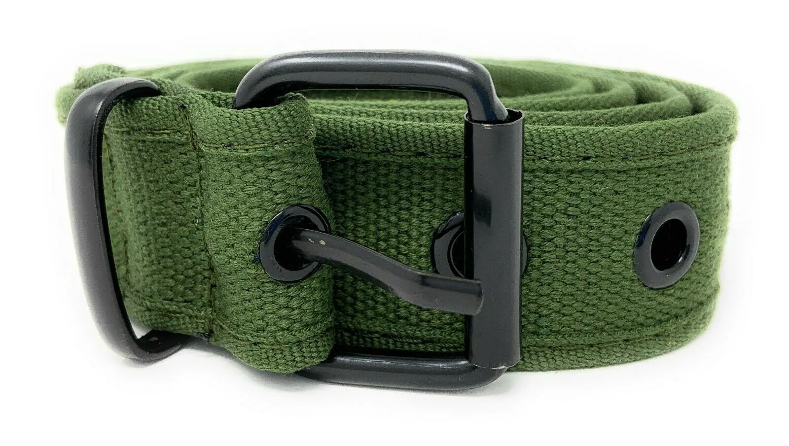 Casaba Canvas Belts Stylish 1 Hole Grommet Fabric Military Mens Women Unisex