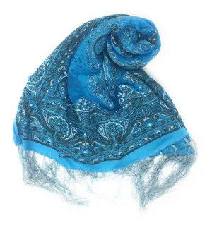 Casaba Women's Elegant Paisley Sheer Scarf Scarves Intricate Brocade Tapestry