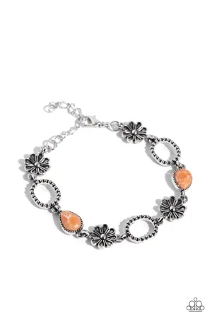 Casablanca Craze - Orange Bracelet - Paparazzi Accessories