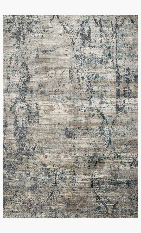 Cascade Taupe Blue Rug