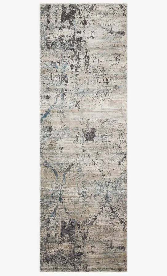 Cascade Taupe Blue Rug