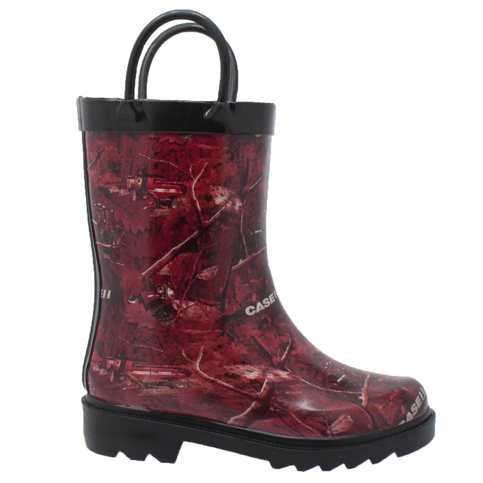 Case IH Children's Camo Rubber Boot Red