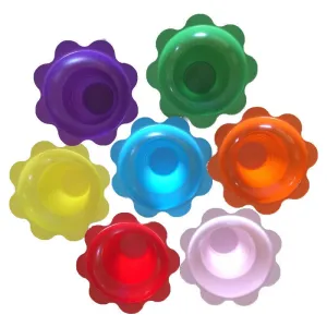 Case of 1000 Small Flower Cups (4 ounce, mixed colors)