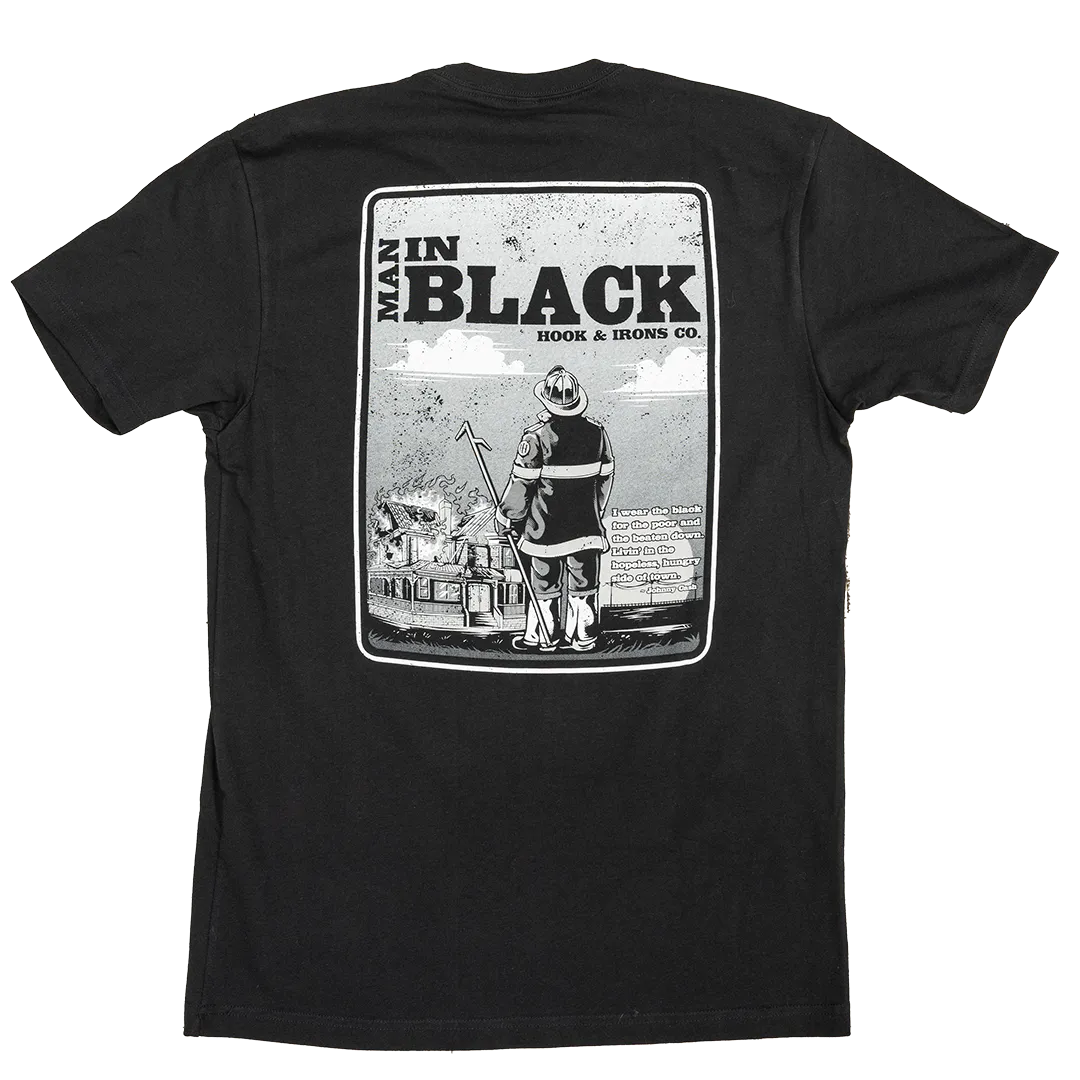 Cash - Walk The Line - Black Tee