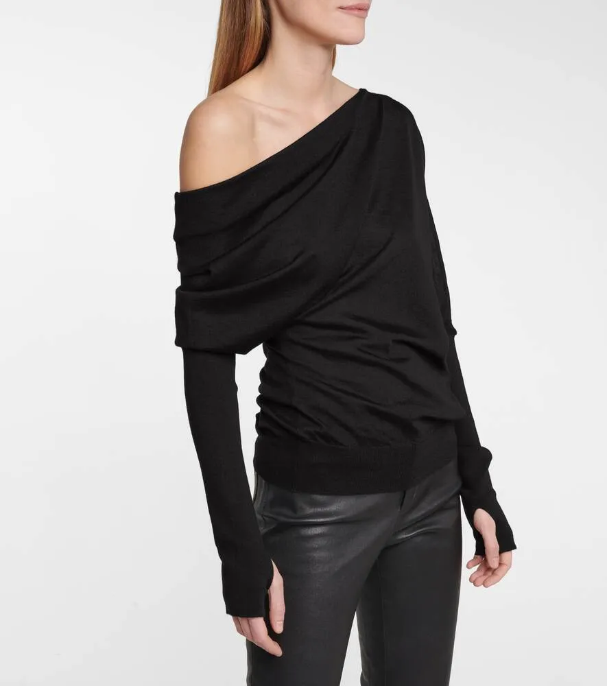 Cashmere and silk sweater TOM FORD, black