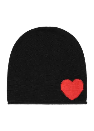 Cashmere Blend Heart Beanie