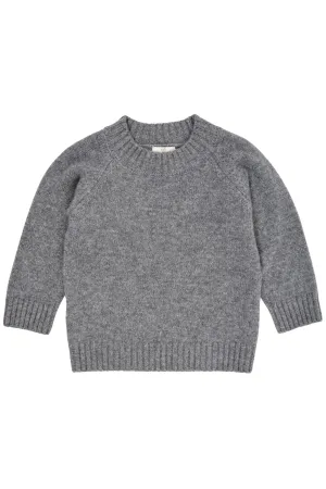 CASHMERE CLASSIC TURTLE NECK PULLOVER - GREY MEL