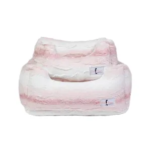 Cashmere Dog Bed Pink Angora