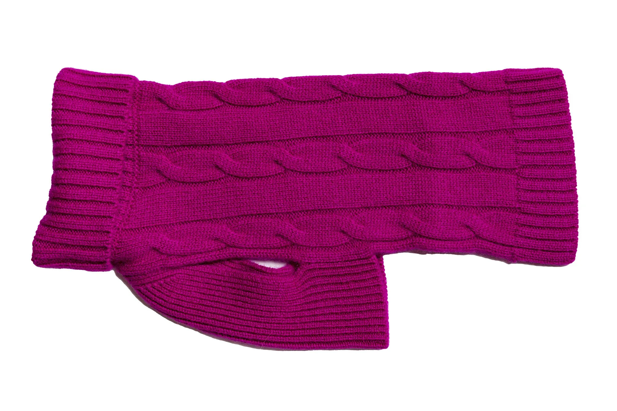 Cashmere Dog Solid Sweater - Lavender, Oatmeal & Fuschia