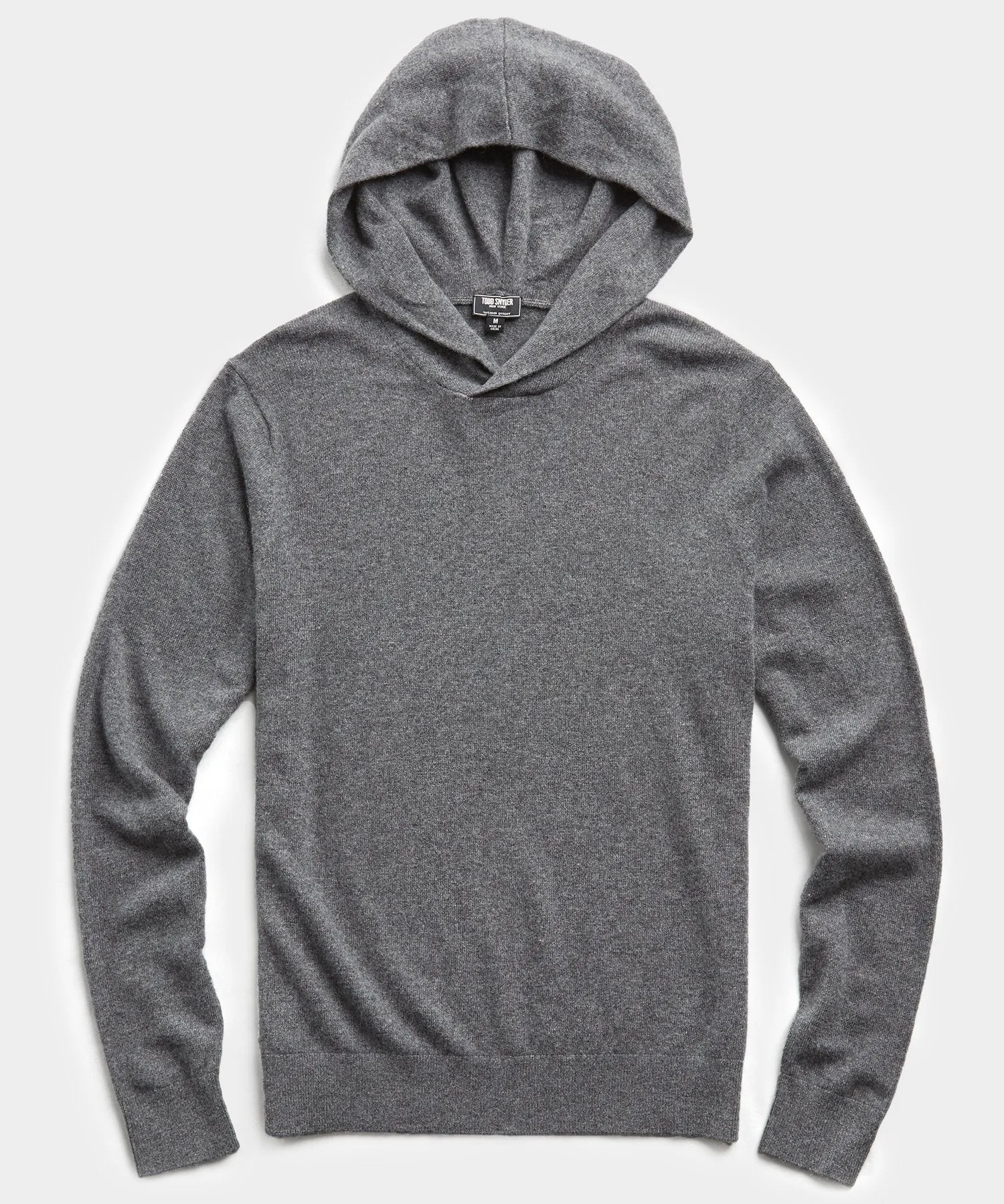 Cashmere Hoodie in Charcoal