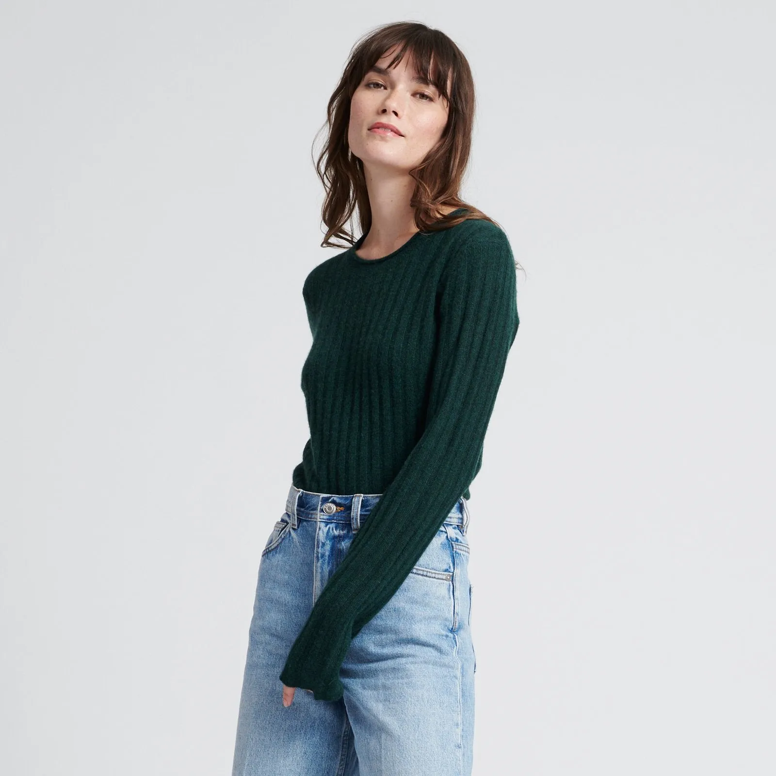 Cashmere Ribbed Sweater