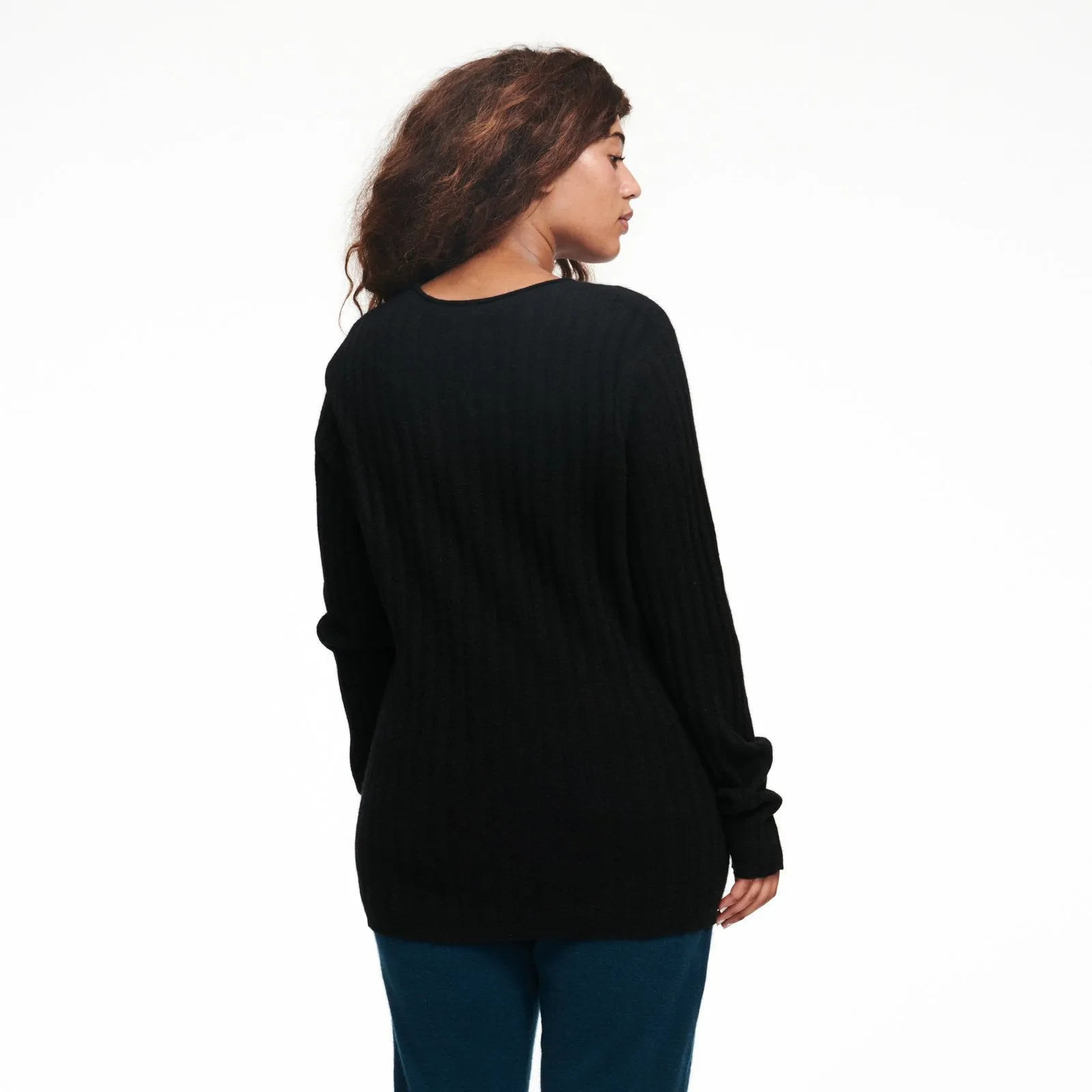 Cashmere Ribbed Sweater