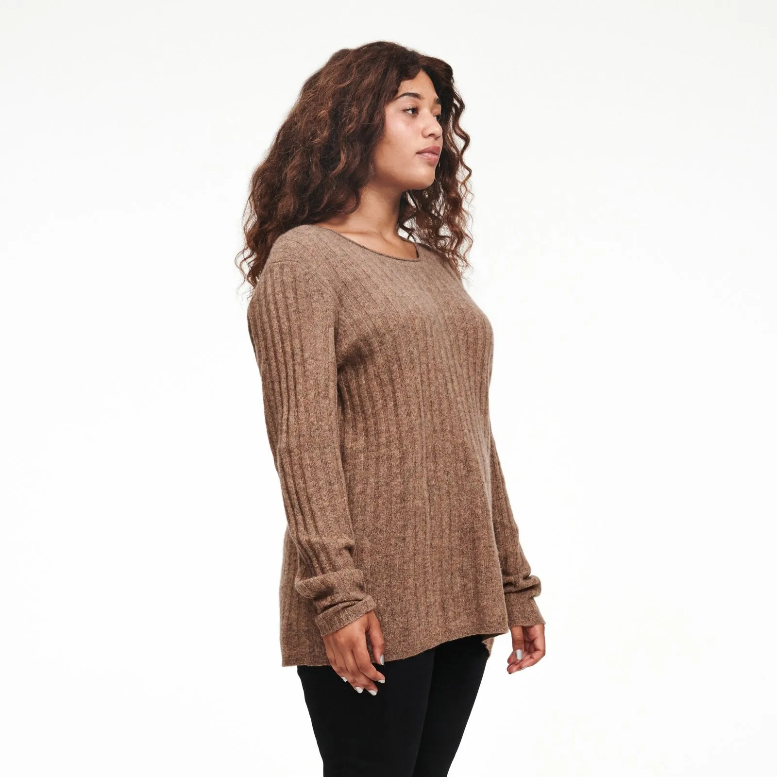 Cashmere Ribbed Sweater