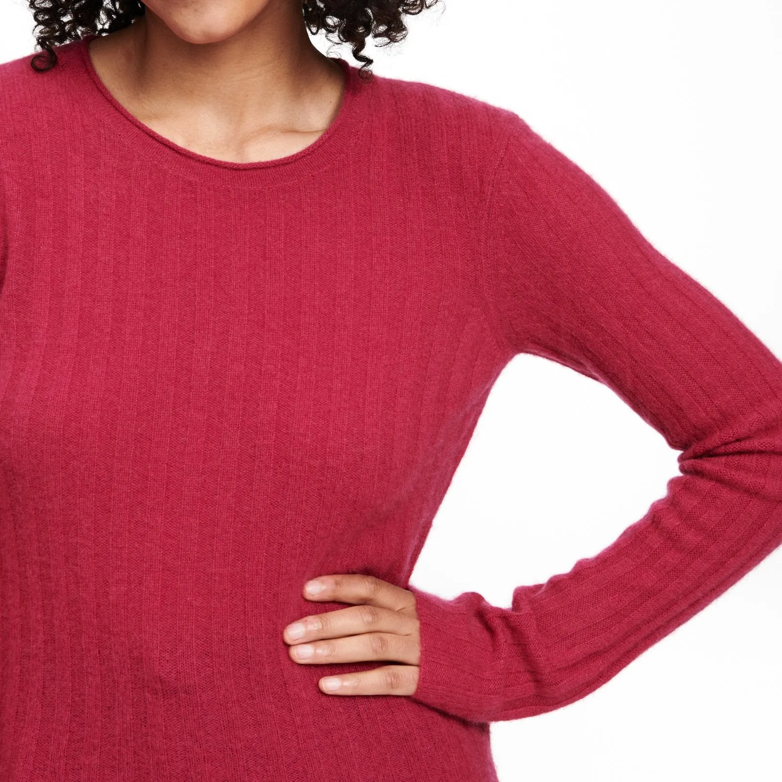 Cashmere Ribbed Sweater