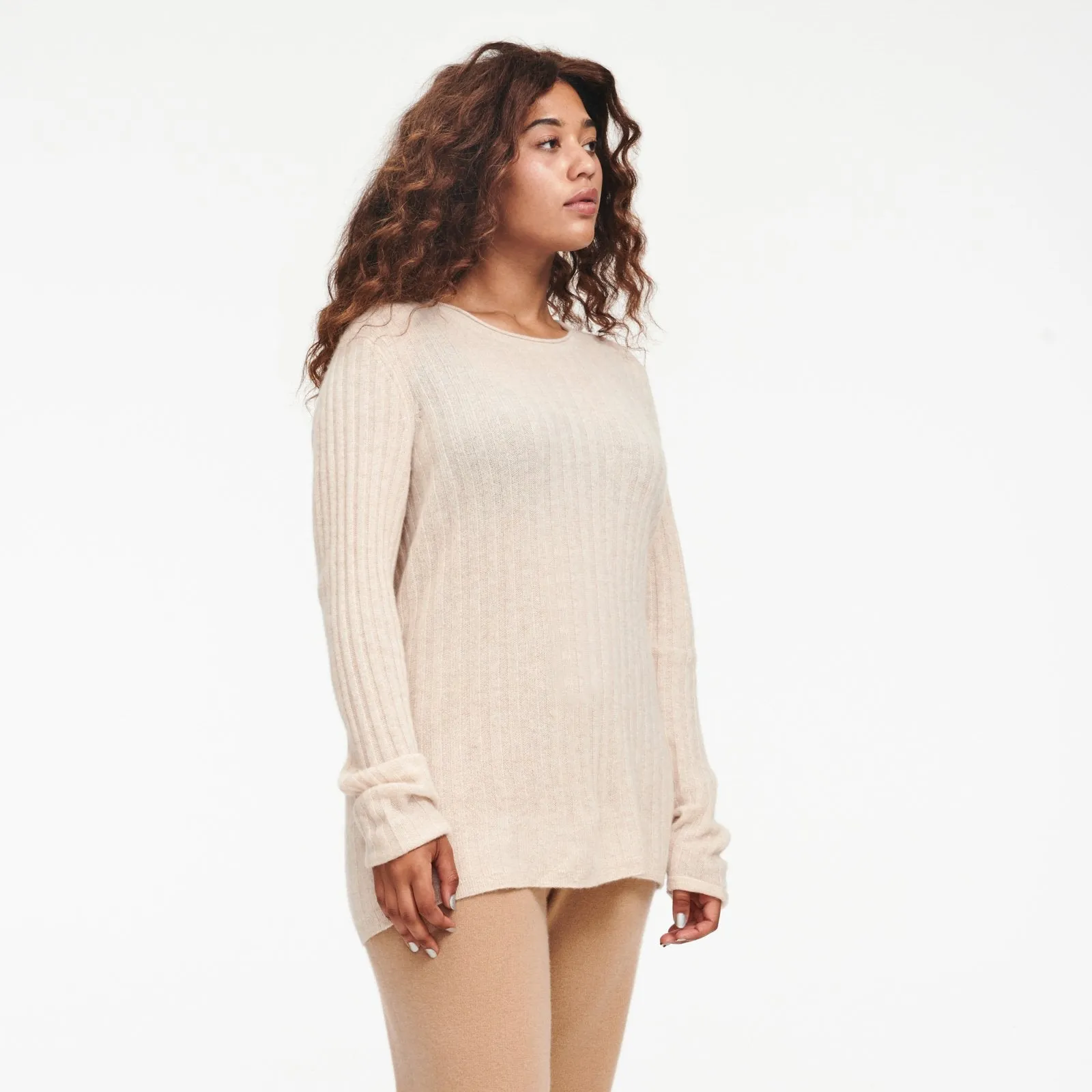 Cashmere Ribbed Sweater