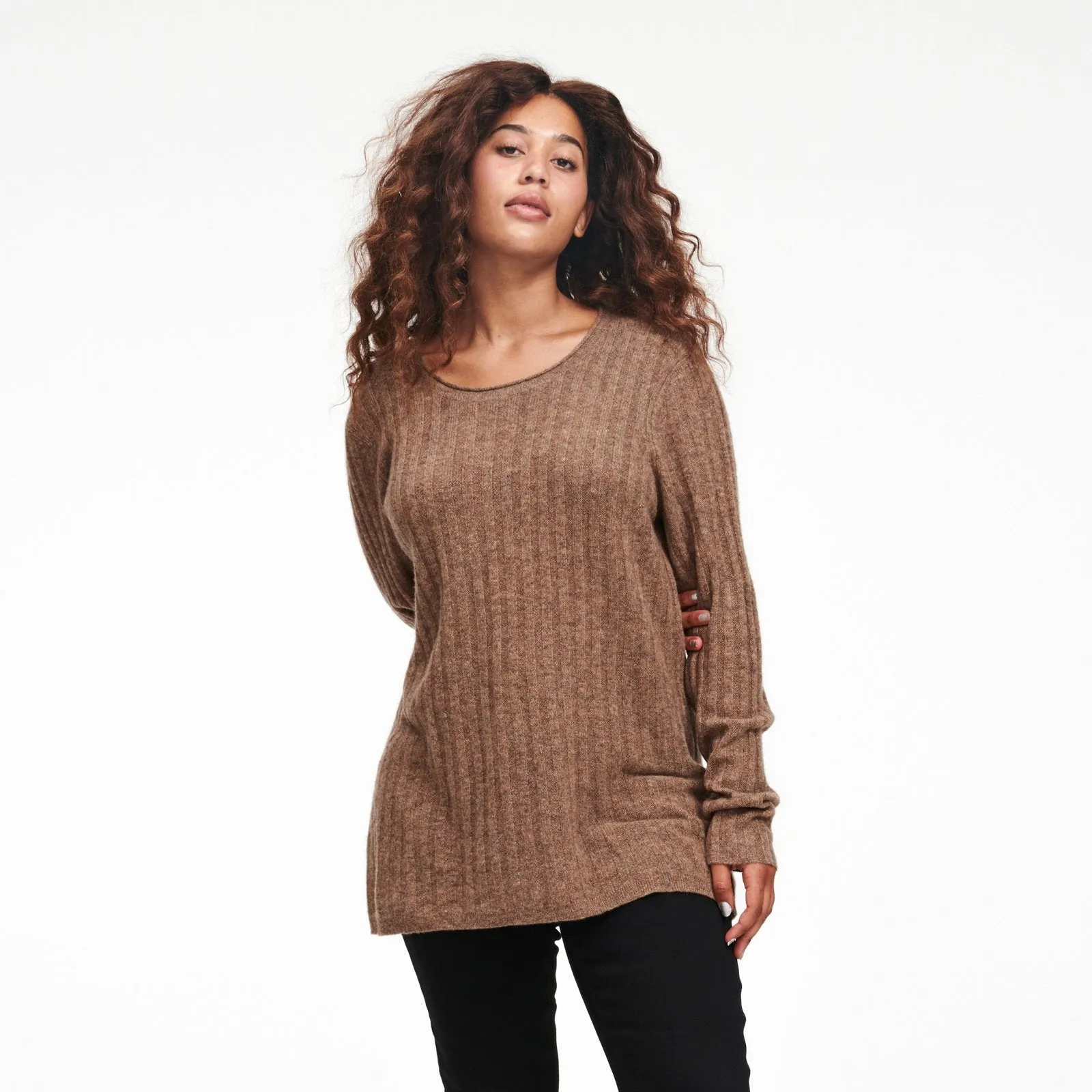 Cashmere Ribbed Sweater