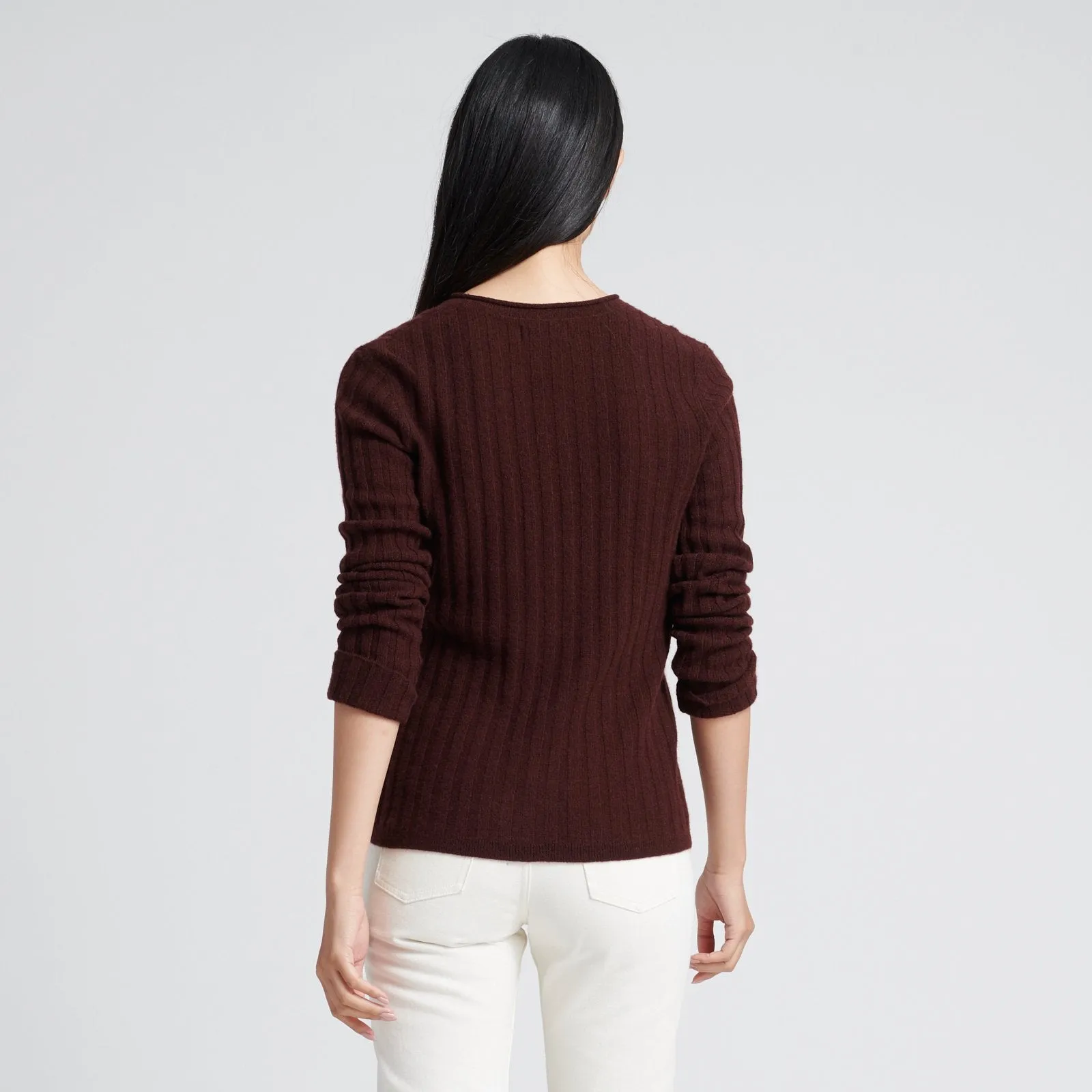 Cashmere Ribbed Sweater