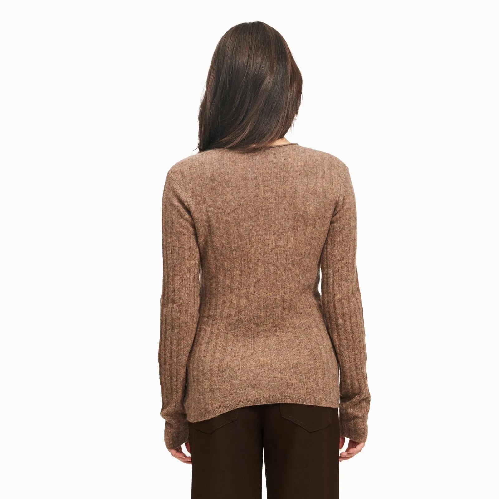 Cashmere Ribbed Sweater