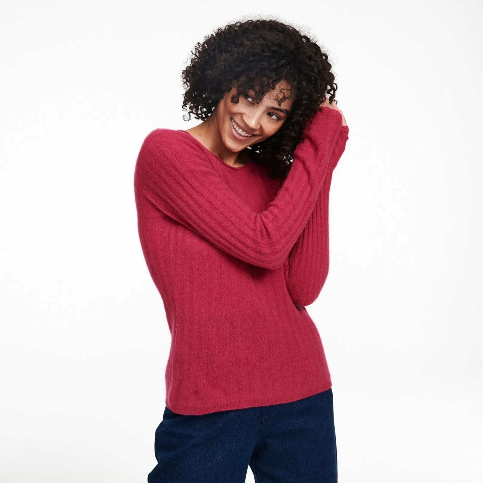 Cashmere Ribbed Sweater