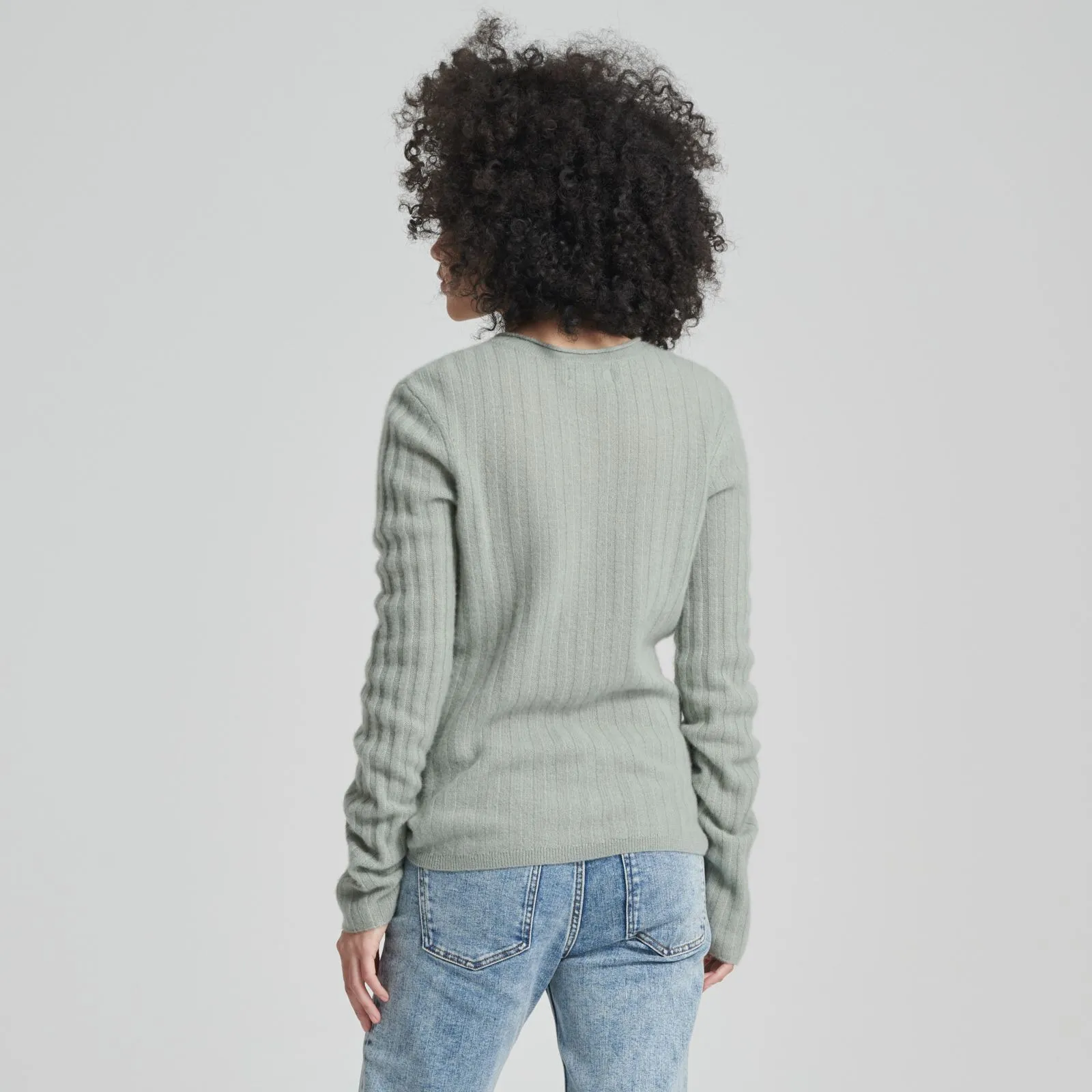 Cashmere Ribbed Sweater