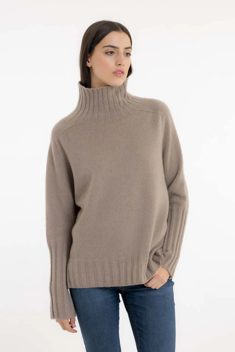 Cashmere Saddle Shoulder Sweater