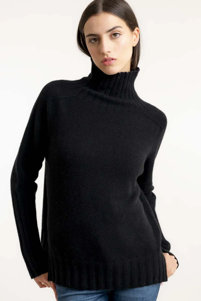 Cashmere Saddle Shoulder Sweater