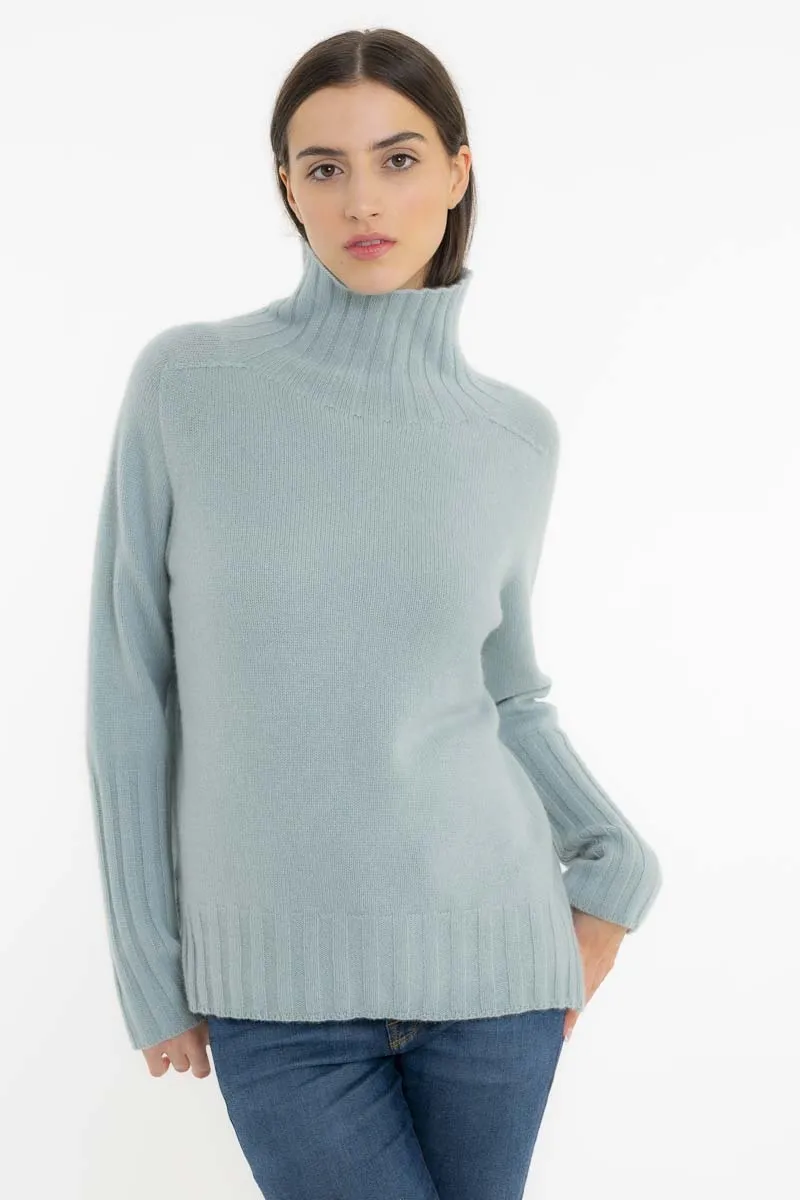 Cashmere Saddle Shoulder Sweater