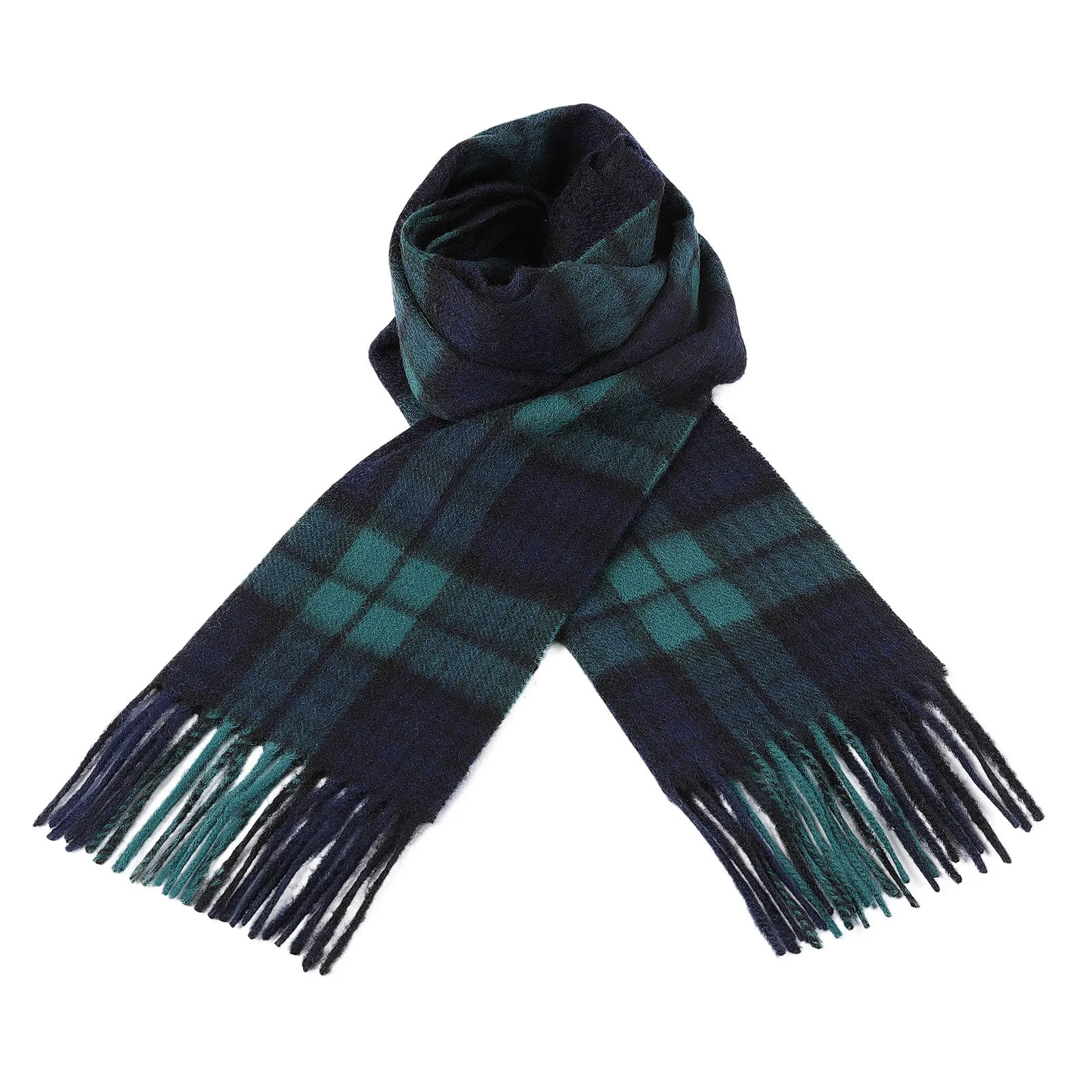 Cashmere Scottish Tartan Clan Scarf  Black Watch