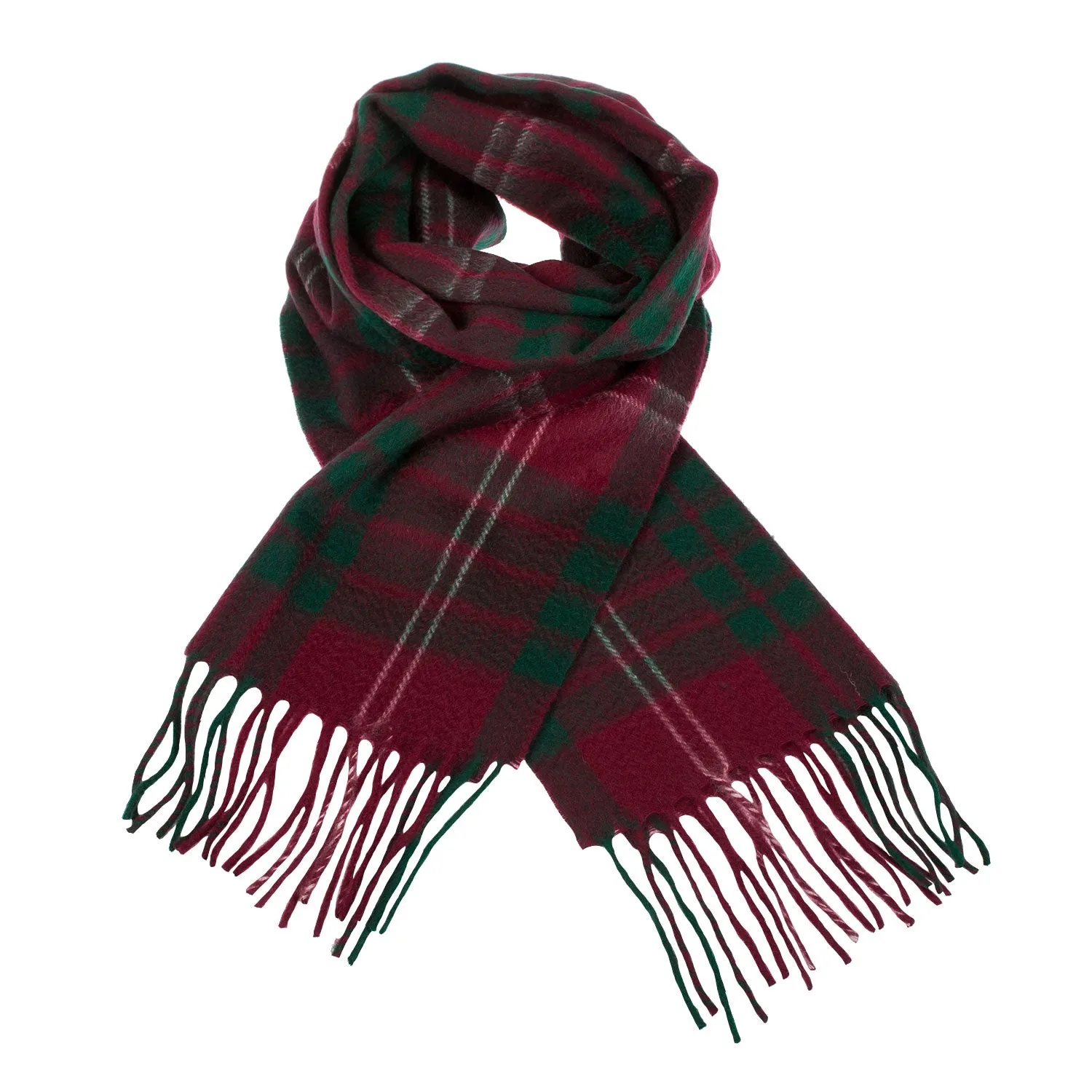 Cashmere Scottish Tartan Clan Scarf  Crawford